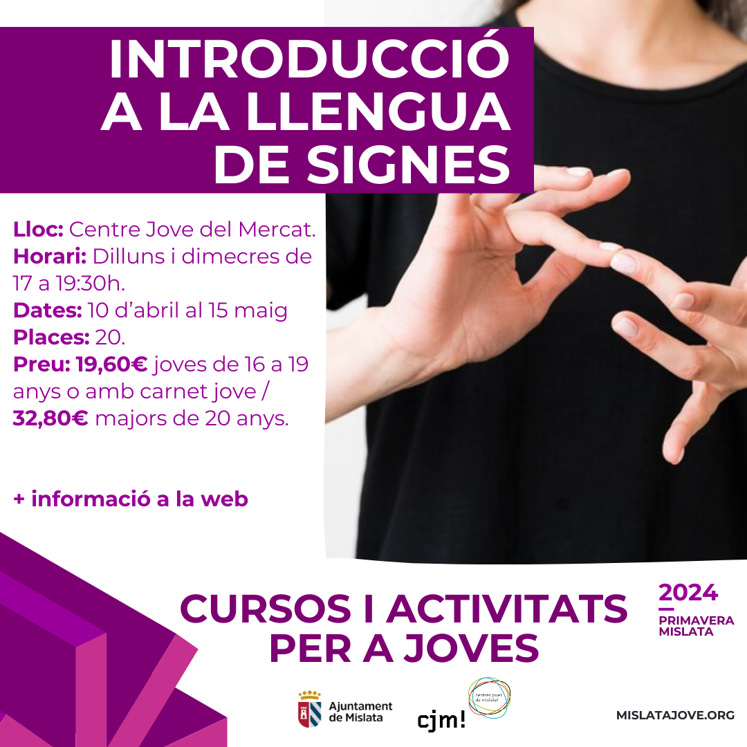 Introducció a la llengua de signes