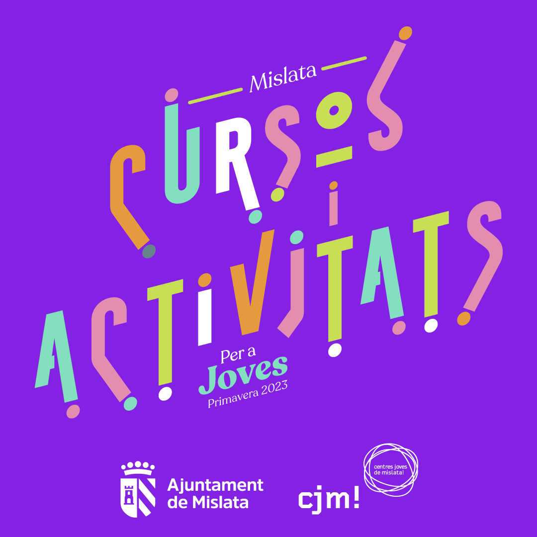 Cursos i Activitats per a Joves - Primavera 2023