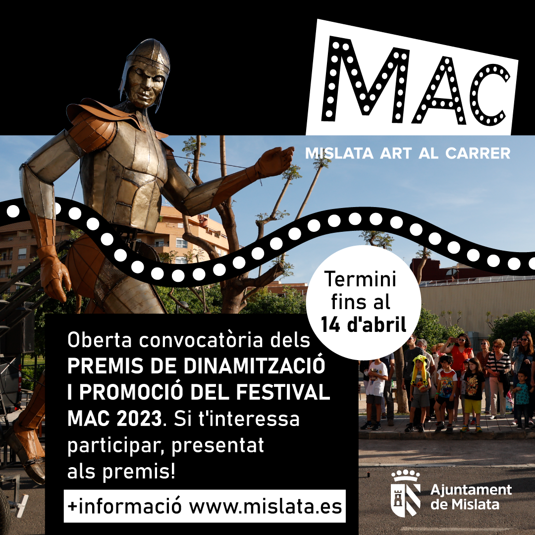 Premios de dinamización y promoción del Festival MAC 2023