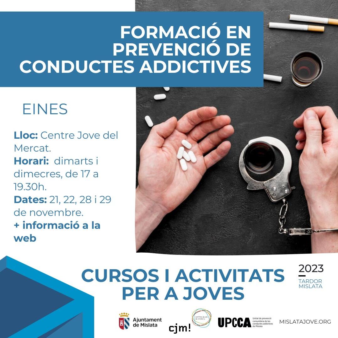 Formació en prevenció de conductes addictives