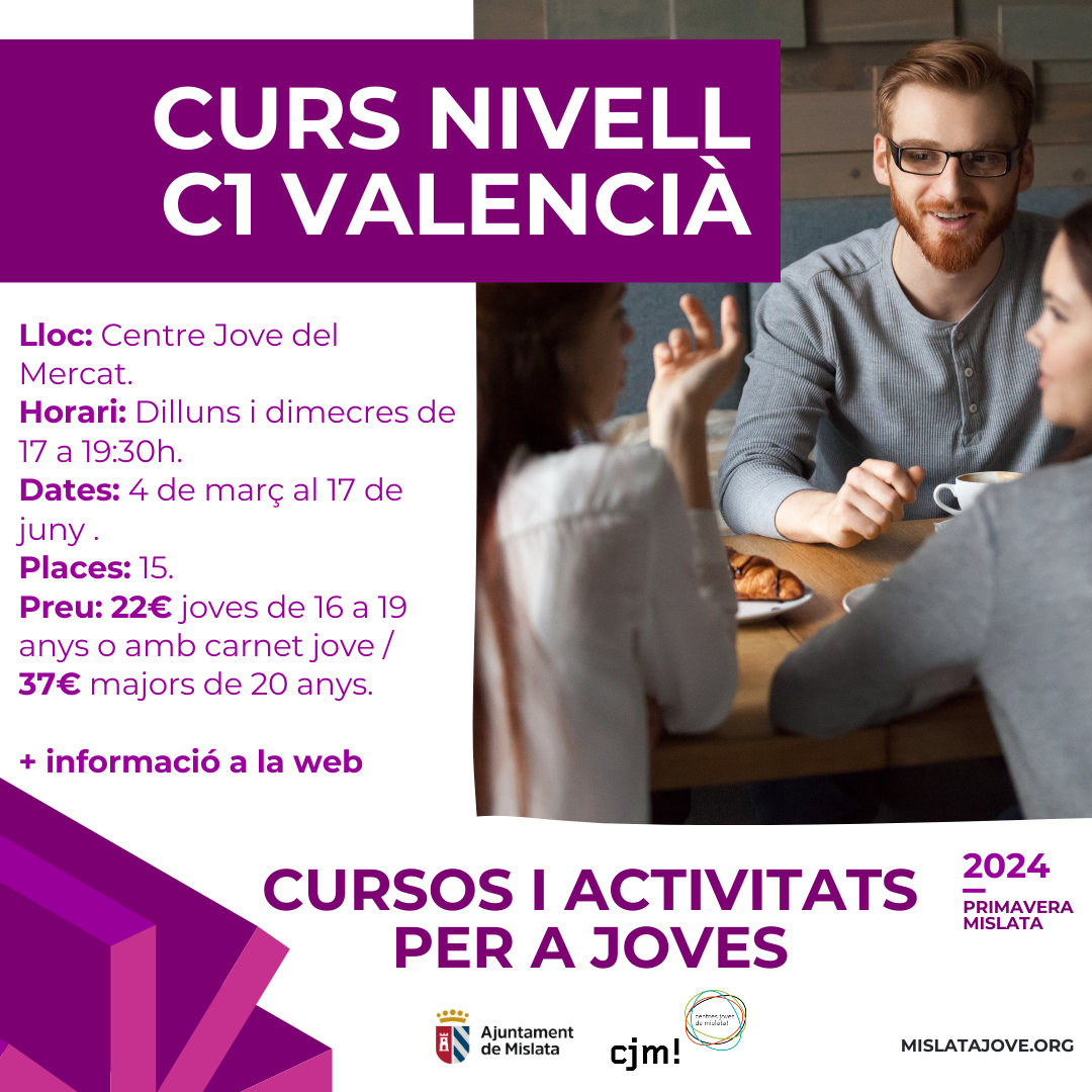 Curs de valencià - nivell C1