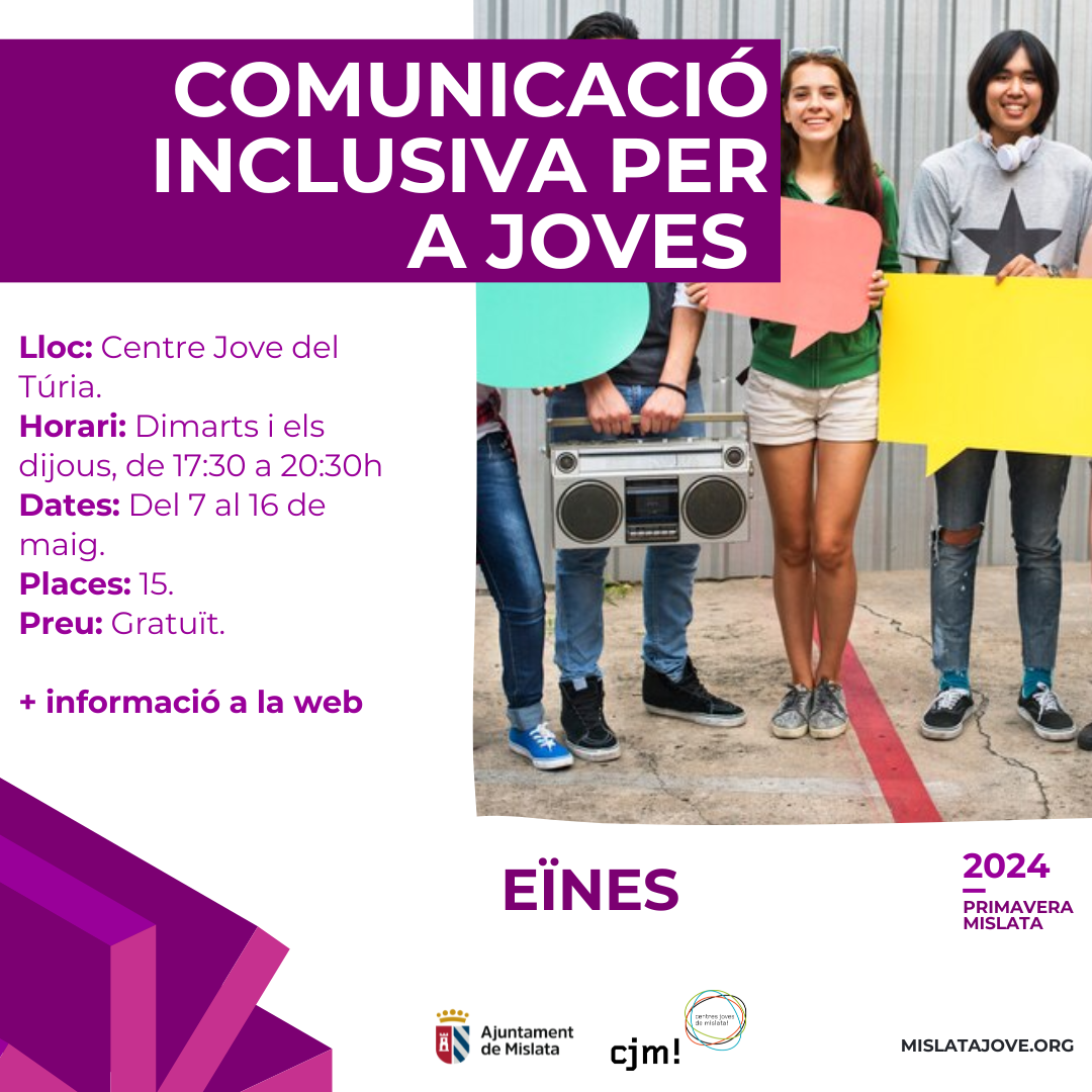 COMUNICACIÓ INCLUSIVA PER A JOVES