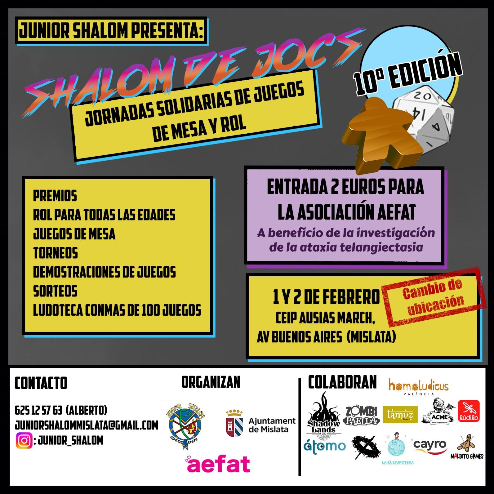 Shalom juegos 2025