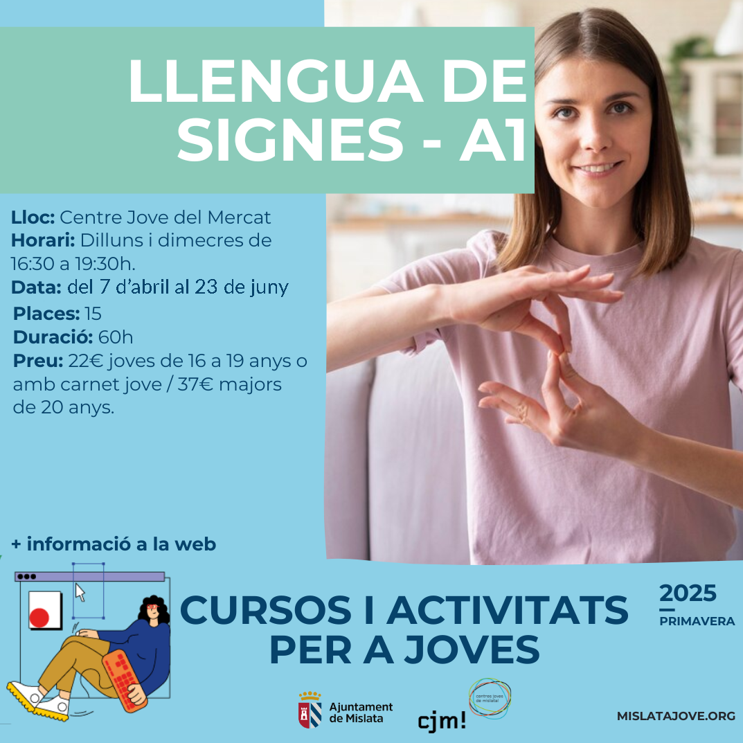 LLENGUA DE SIGNES – NIVELL A1 bis