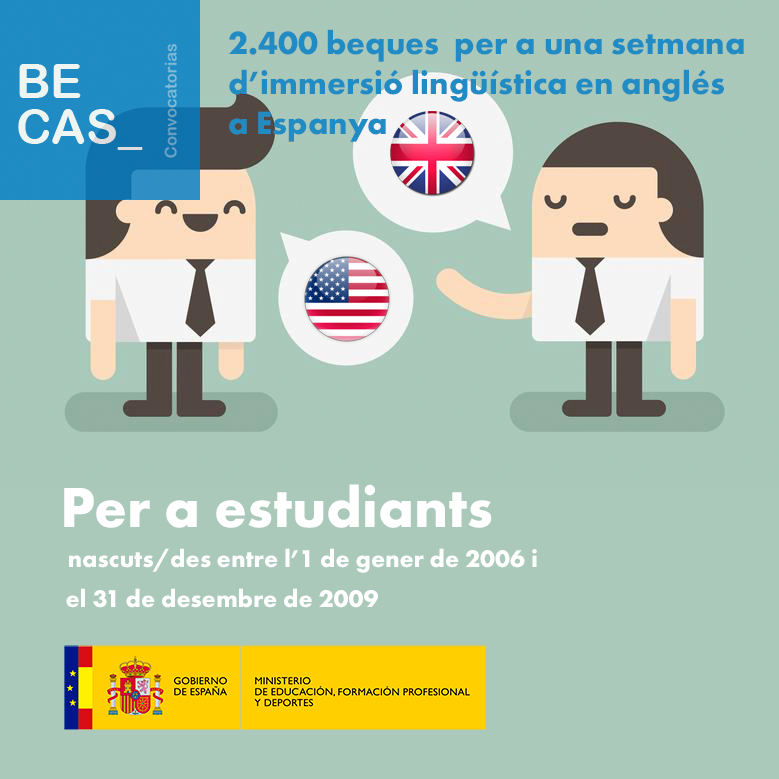 Immersió lingüística en anglés 2026