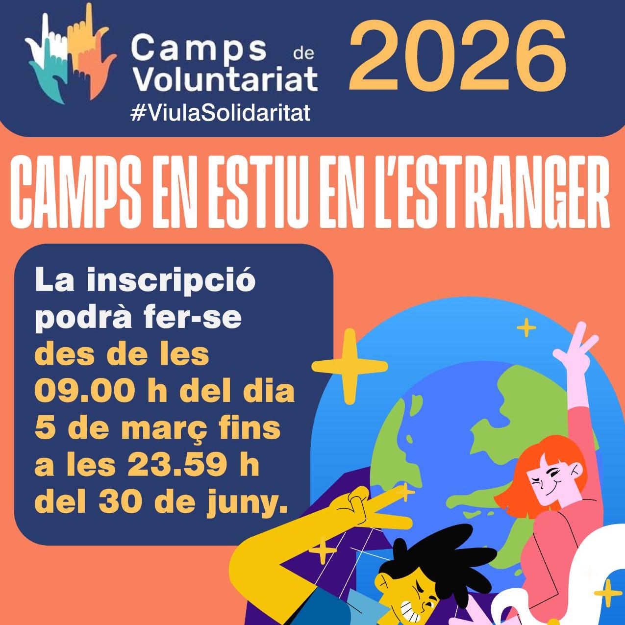 Camps de voluntariat en l'estranger - estiu